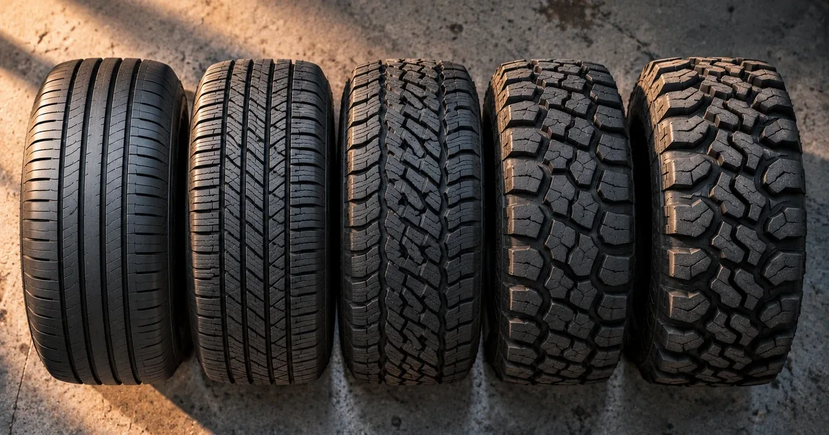 SUV, HT, AT, RT, MT на шинах: что значат и какие выбрать