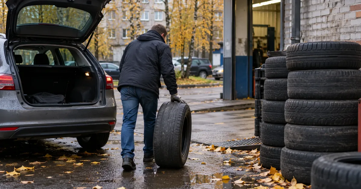 Куда сдать старые шины в Москве: шиномонтажи, пункты приёма и цены утилизации