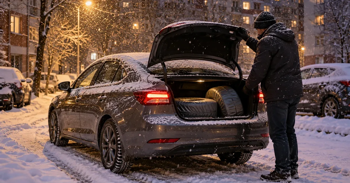 Зимние шины на Toyota Corolla